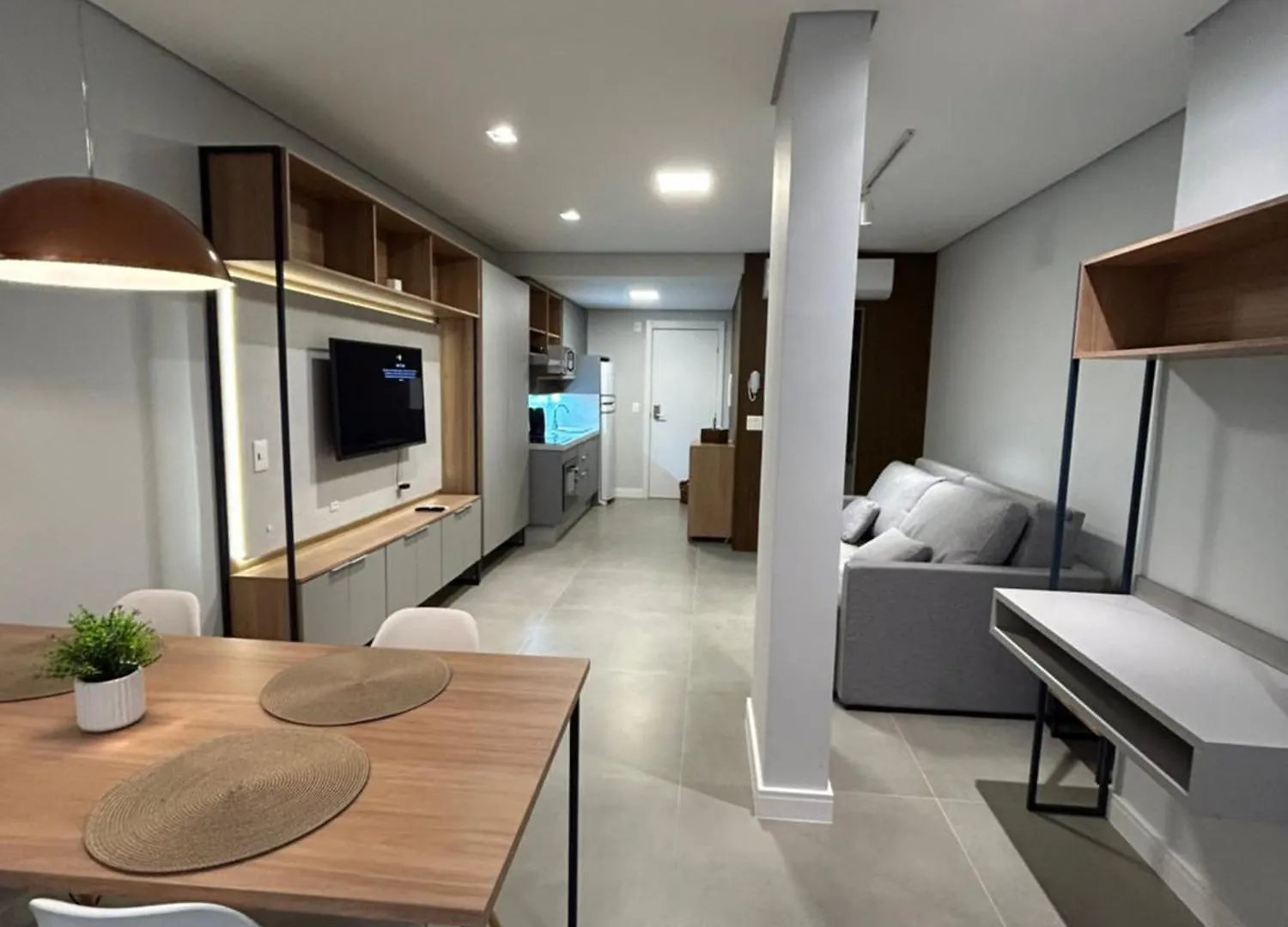 Studio Novo A 200M Beira Mar Norte Florianópolis Apartament